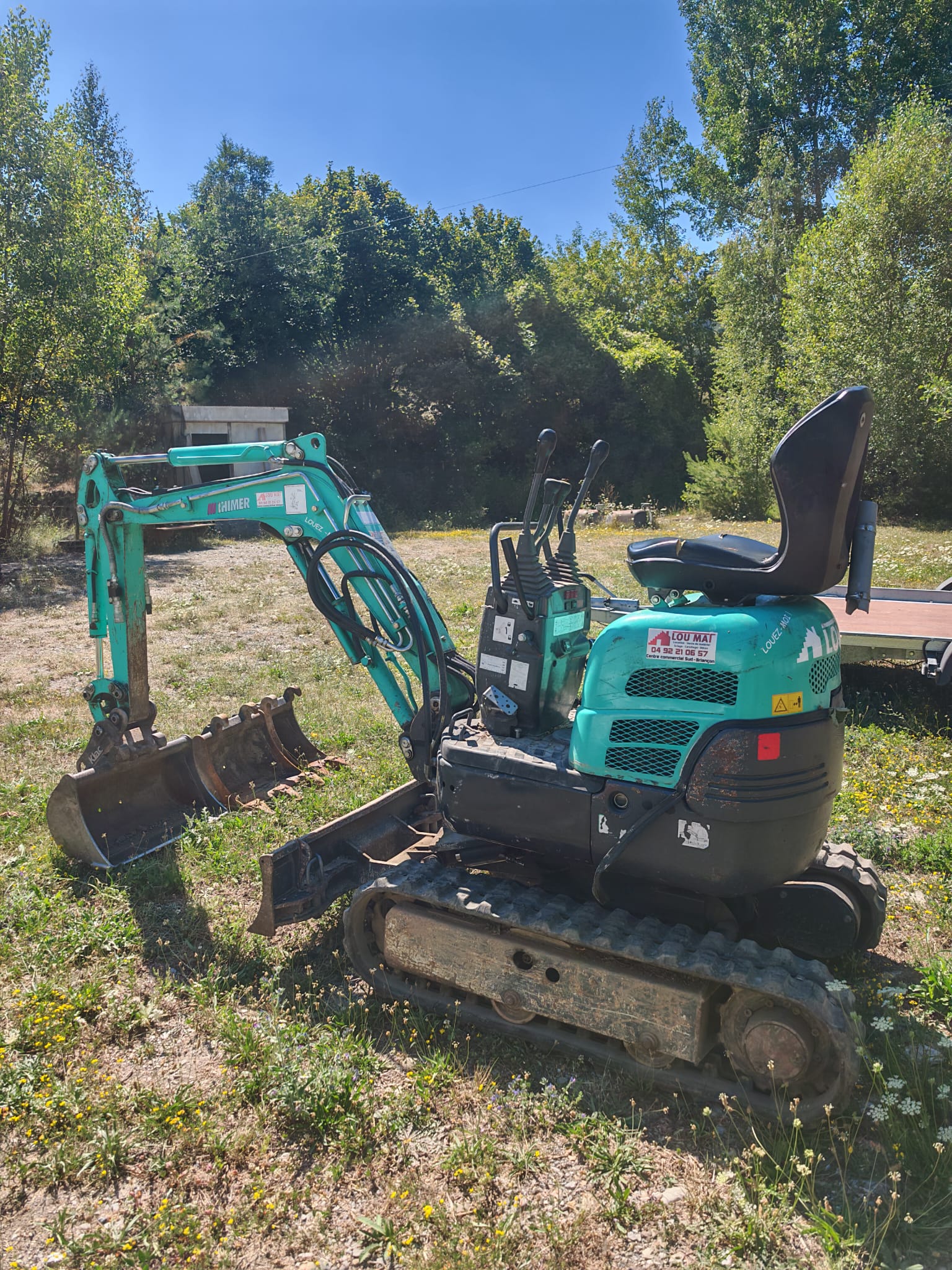 Mini-pelle IMER 800kg